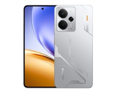 Realme 14 5G 的机甲银配色可在 2.5 米深的水中浸泡 30 分钟（图片来源：Realme）。