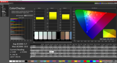 校准前的 ColorChecker