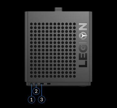 Front: 3.5 mm mic-in, headphone-in, 2x USB 3.0