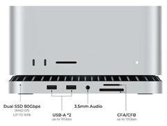 新型 TB5 底座专为Apple Studio 而设计（图片来源：RayCue）