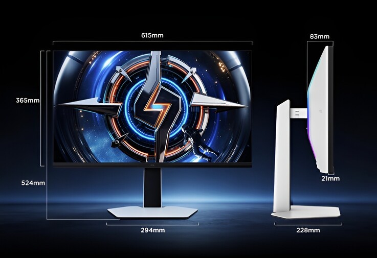 TCL 27C2A Pro 游戏显示器支持倾斜、旋转和高度调节。