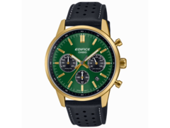 卡西欧 Edifice EFR-575CL-3A 配备三个小表盘。(图片来源：卡西欧）