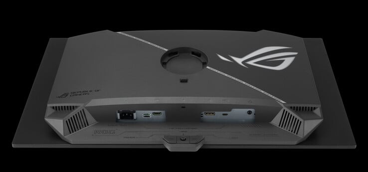 ROG Strix OLED XG27ACDMS 的端口选择相当有限。(图片来源：华硕）