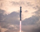 星际飞船发射图片。(图片来源：SpaceX）