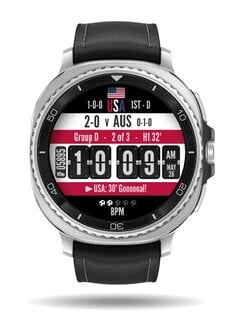 “Kick It”表盘仅适用于兼容 Wear OS 的机型。