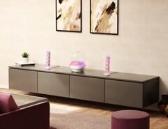 哈曼卡顿 Soundsticks 5 是首款配备 Wi-Fi 的产品，因此支持Apple AirPlay。(图片来源：哈曼卡顿）