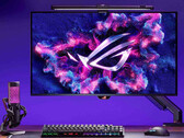 ROG Swift OLED PG32UCDP 于今年 1 月在 CES 2024 上首次亮相。(图片来源：华硕）