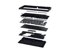 基于 BlackWidow V4 75 的 Razer 裸键盘。(图片来源：Razer）