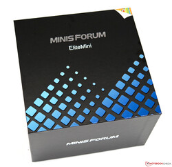 测试中的Minisforum EliteMini TH50，由Minisforum提供。