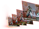 AMD 的 FidelityFX 超级分辨率将在未来几个月内获得人工智能驱动的性能提升。(图片来源：AMD）
