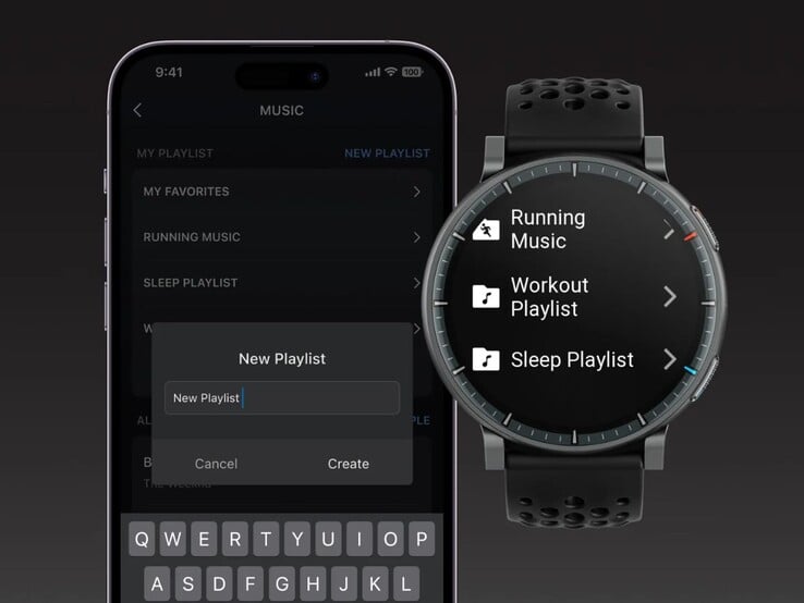 Amazfit Active Max 智能手表的音乐管理工具