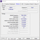 CPU-Z。内存