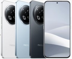 美图 Note 16 Pro 有云白、淡蓝和星空灰三种配色（图片来源：Meizu）