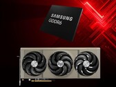 配备 GDDR6 内存的蓝宝石 Radeon RX 9070 GPU（图片来源：蓝宝石，三星，有编辑）