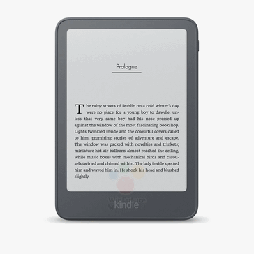 黑色款第 12 代 Amazon Kindle。