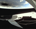 SpaceX 卫星捕捉到日食的一瞥（图片：Starlink/X）