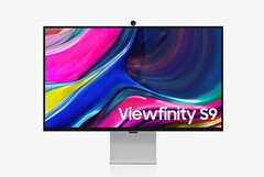 Viewfinity S9有一些技巧，包括Thunderbolt 4连接。(图片来源: 三星)