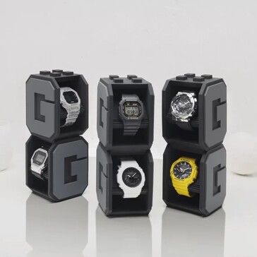 G-Shock 堆叠式手表支架(图片来源:卡西欧)