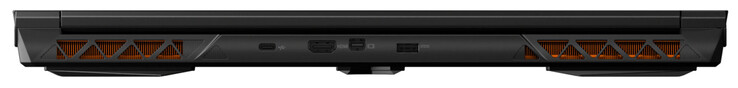 背面：USB 3.2 Gen 2 (USB-C), HDMI 2.1, Mini DisplayPort 1.4, 电源连接