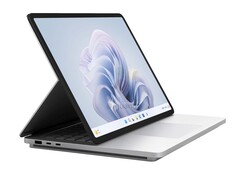 Surface Laptop Studio 2 采用了前代产品的设计。(图片来源：@rquandt & WinFuture）