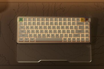白色 NuPhy Air75 V3 薄型机械键盘（图片来源：NuPhy）
