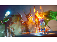 Runescape Dragonwilds》的截图，展示了游戏独特而多彩的视觉风格。(图片来源：Steam）