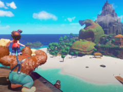 最新任天堂直销展示会上曝光的《大金刚：DK 岛》（Dkey Kong Bananza DK Island）DLC 预告片截屏（图片来源：任天堂 YouTube