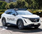 配备 ProPilot 机器人出租车套件的日产 Ariya 原型车。(图片来源：日产汽车）