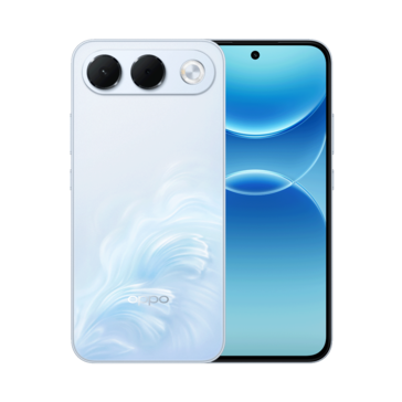 冲浪蓝色的OPPO A7 Pro。