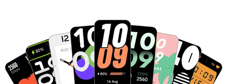 Smart Band 11 Active 还预装了 100 多种表盘。