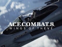 展示了《Ace Combat 8: Wings of Theve》的横幅