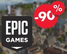 截至 4 月 9 日，Epic Games 商店中的《安诺 1800》可享受 90% 的折扣（图片来源：Steam / Epic Games）