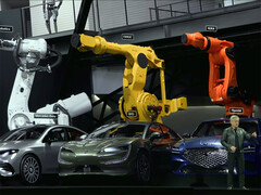 Nvidia 首席执行官在 GTC 主题演讲上介绍其 robotaxi 平台客户。