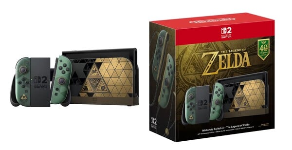 任天堂 Switch 2——《塞尔达传说》40 周年纪念版将于 10 月 29 日发售。