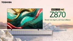 东芝Z870 MiniLED 4K电视是为游戏玩家设计的。(图片来源：东芝)