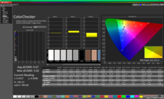 校准后的ColorChecker（sRGB）
