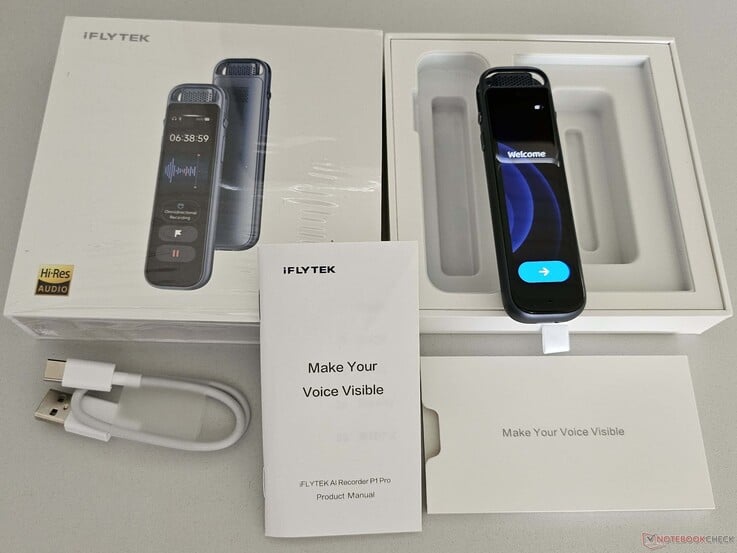 P1 Pro AI 录音笔配备了一套虽不花哨但实用的配件。