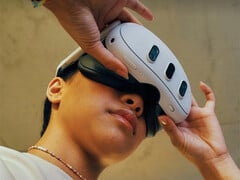 下一款 Meta 耳机可能与目前的 Quest 3S 有很大不同,如图所示。(图片来源:Meta)