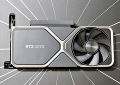 GeForce RTX 4070的性能据说和RTX 3080一样。(图片来源：@GiannisDavid)