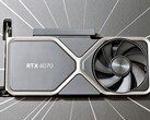 GeForce RTX 4070的性能据说和RTX 3080一样。(图片来源：@GiannisDavid)