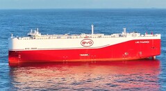 比亚迪济南汽车运输车（图片来源：比亚迪）