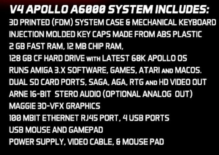 阿波罗 A6000 融入了 Amiga 用户需要的现代功能。(图片来源：阿波罗电脑）