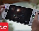 带有 Argos 标志的华硕 ROG Xbox Ally 游戏掌机（图片来源：Microsoft Xbox Gaming，Argos 有编辑）。