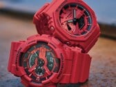 新款红色卡西欧 G-Shock 手表（如图）现已在美国上市。(图片来源：卡西欧）