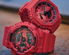 新款红色卡西欧 G-Shock 手表（如图）现已在美国上市。(图片来源：卡西欧）