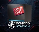Komodo Station网站上显示Steam Machine已售罄的横幅