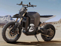更大的线辐式前轮和新的车身装甲使这款中置电机电动摩托车装备精良，可在泥泞道路上尽情驰骋。(图片来源：Super73）