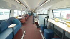 空间宽敞的 TGV M 休息室