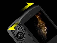 RG Slide 采用了 PSP Go 和 Xperia Play 的经典设计。(图片来源：Anbernic）