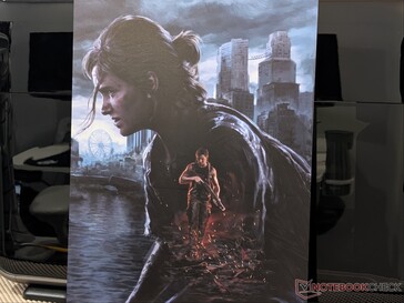 印在金属板上的《The Last of Us Part 2》艺术品（顽皮狗制作）。